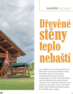 Dřevěné stěny teplo nebaští aneb naše zkušenost se stavbou srubu